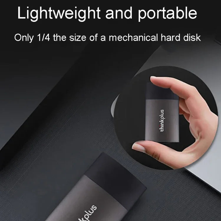 Lenovo Thinkplus US202 USB 3.1 Kompakte und tragbare mobile SSD, 512 GB, 1 TB, 2 TB