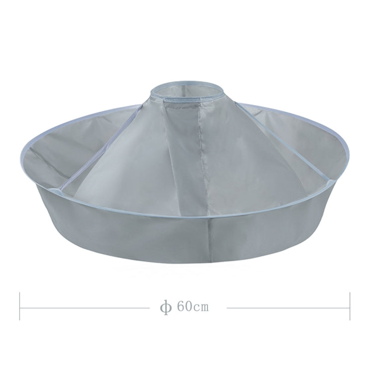 PE Material Haarschnitt Cape 60cm Regenschirm-Design Salon Friseurumhang Für Haarfärbung Dauerwelle, PE