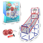 Kinder Indoor und Outdoor Großes mobiles Basketballkorb-Spielzeug, Innen und Außen