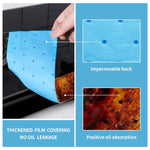 10 Stk./Packung Einweg-Ölrillen-Saugpapier für Dunstabzugshauben, 7x90cm Standard, 10x90cm Standard, 7x90cm Verstärkt, 10x90cm Verstärkt