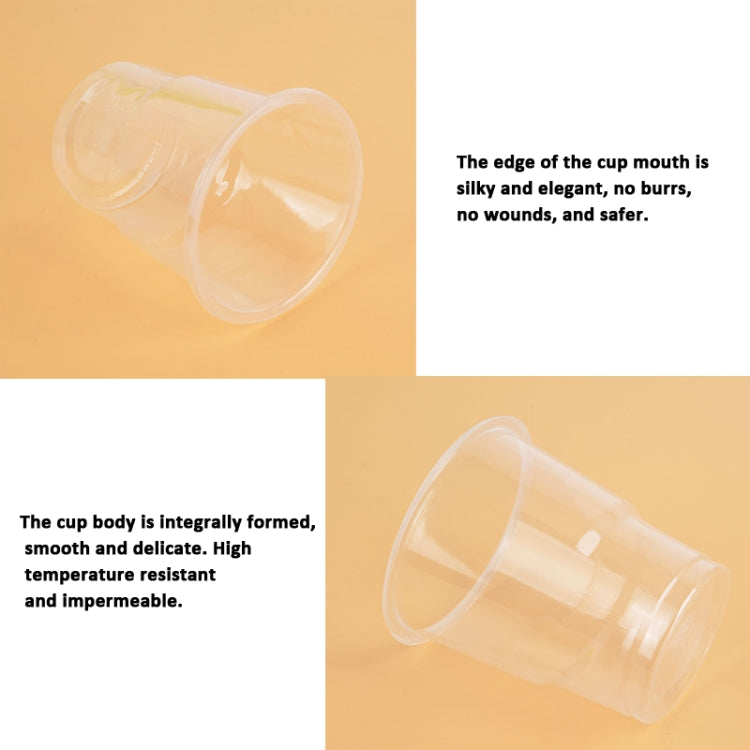 50 Stück/Packung 180 ml Einwegbecher Transparent PP Verdickter Flugzeugwasserbecher