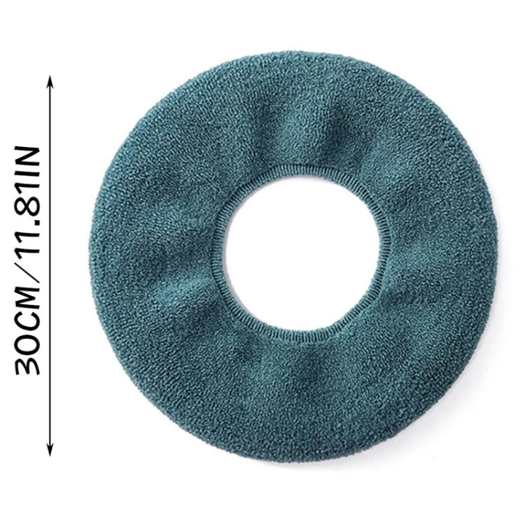 Universelles gestricktes waschbares Toilettenpolster, verdickter warmer Toilettensitzbezug für Zuhause, mit Griff Pink, mit Griff Grau, mit Griff Blau, flach Pink, flach Grau, flach Blau