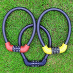 Fahrrad und E-Fahrzeug 5-stelliges Zahlenschloss Sicherheits-Diebstahlschutz Fahrradschloss, 40 x 1,72cm, 57 x 1,72cm