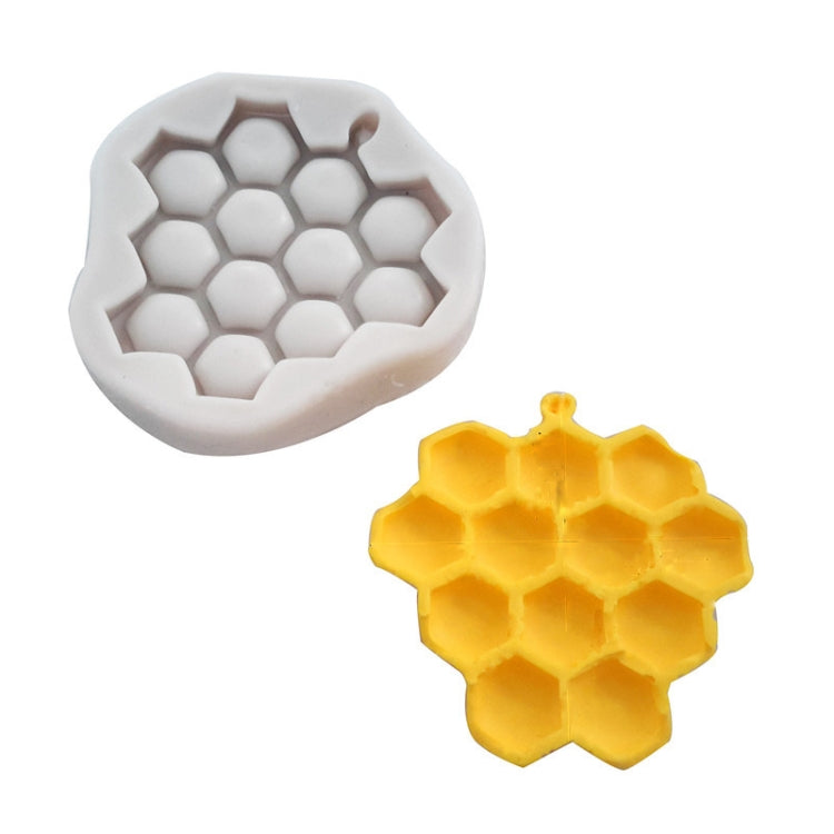 Wabenblock strukturierte Silikonform Biene Fondant Schokoladenkuchenform, Mk-2019 Hellgrau, Mk-2340 Hellgrau, Mk-2373 Rosa, Mk-2373 Hellgrau