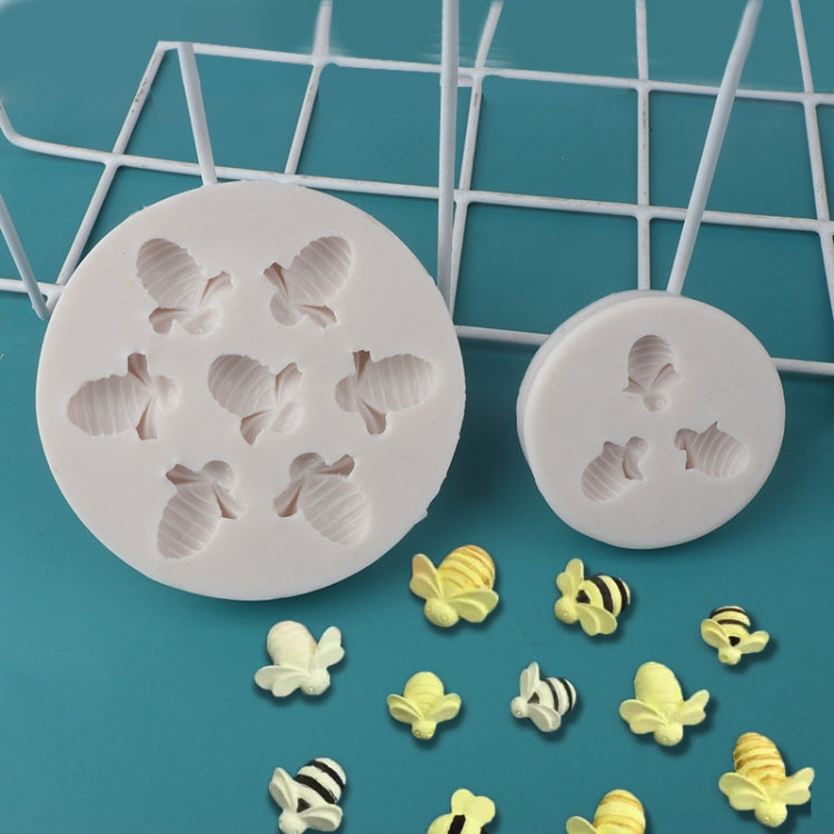Kleine Biene Silikonform Fondant Schokoladenkuchenform, Mk-3171 Rosa, Mk-3171 Hellgrau, Mk-3172 Rosa, Mk-3172 Hellgrau