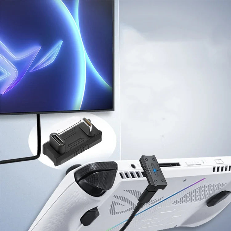 Für ASUS ROG Ally/Switch 20-Gbit/s-Datenadapter 8K 60Hz 140W USB-C/Typ-C-Schnellladekonverter