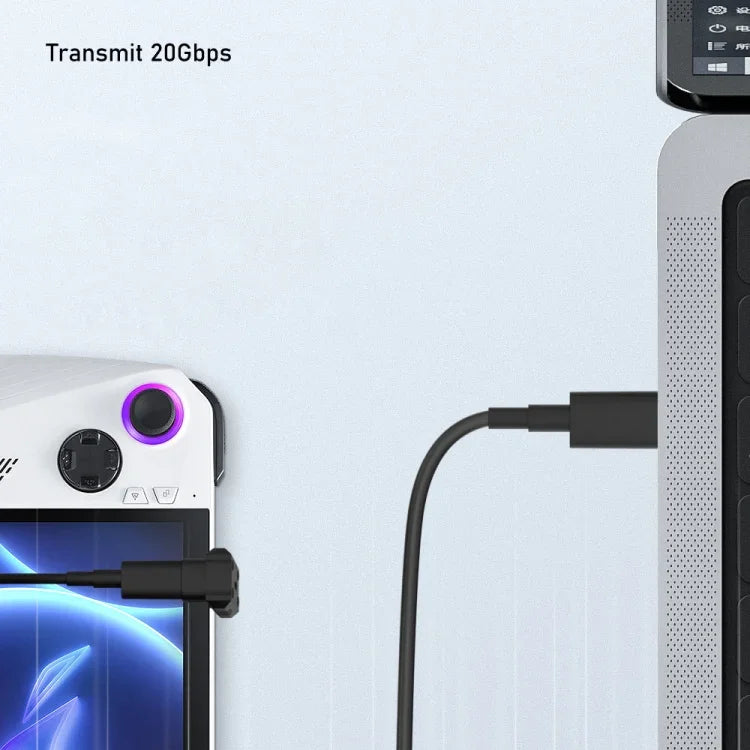 Für ASUS ROG Ally/Switch 20-Gbit/s-Datenadapter 8K 60Hz 140W USB-C/Typ-C-Schnellladekonverter