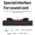 Audio-Kondensatormikrofon Studio Gesangsmikrofon, BM800+V8S Soundkarten-Set, BM800+V8 Soundkarten-Set