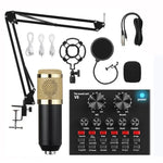 Audio-Kondensatormikrofon Studio Gesangsmikrofon, BM800+V8S Soundkarten-Set, BM800+V8 Soundkarten-Set