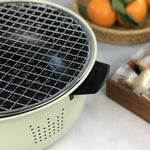 Holzkohlegrill Edelstahl Outdoor Camping Koch-Teekessel Rundherum Grillofen, Stil A, Stil B