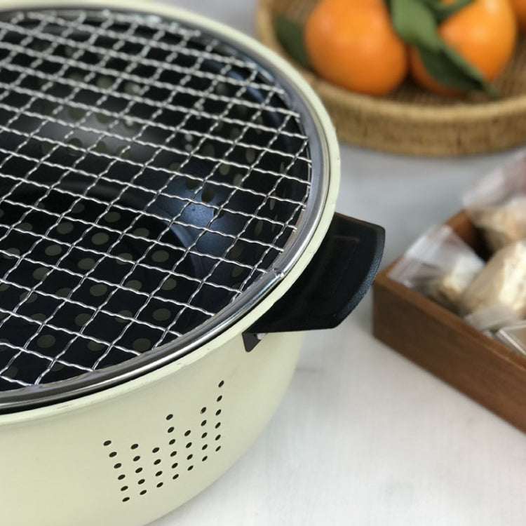 Holzkohlegrill Edelstahl Outdoor Camping Koch-Teekessel Rundherum Grillofen, Stil A, Stil B