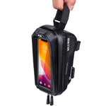 WILD MAN MS66 1,2L EVA Hartschalen Fahrrad Vorderradträger Tasche Touchscreen Handytasche, MS66