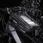 WILD MAN MS66 1,2L EVA Hartschalen Fahrrad Vorderradträger Tasche Touchscreen Handytasche, MS66