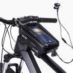 WILD MAN MS66 1,2L EVA Hartschalen Fahrrad Vorderradträger Tasche Touchscreen Handytasche, MS66