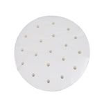 100 Stück /Pack Dampfgarerpapier Antihaft Einweg Fettabweisendes Papier Runde Heißluftfritteusenunterlage, 6 Zoll (15,2cm), 7 Zoll (17,78cm), 8 Zoll (20,3cm), 9 Zoll (22,86cm)