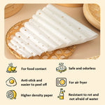 100 Stück /Pack Dampfgarerpapier Antihaft Einweg Fettabweisendes Papier Runde Heißluftfritteusenunterlage, 6 Zoll (15,2cm), 7 Zoll (17,78cm), 8 Zoll (20,3cm), 9 Zoll (22,86cm)