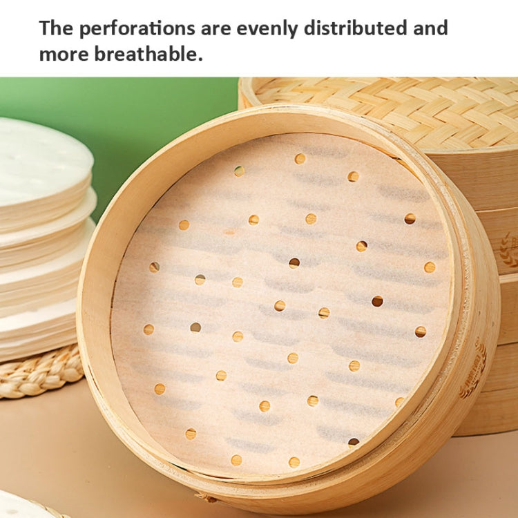 100 Stück /Pack Dampfgarerpapier Antihaft Einweg Fettabweisendes Papier Runde Heißluftfritteusenunterlage, 6 Zoll (15,2cm), 7 Zoll (17,78cm), 8 Zoll (20,3cm), 9 Zoll (22,86cm)