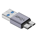 Micro B Stecker Adapter USB-Verbindung HDD-Gehäuse Schnittstellenwandler, USB Buchse Übertragung, Type-C Buchse Übertragung, USB Stecker Übertragung, Type-C Stecker Übertragung