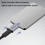 Micro B Stecker Adapter USB-Verbindung HDD-Gehäuse Schnittstellenwandler, USB Buchse Übertragung, Type-C Buchse Übertragung, USB Stecker Übertragung, Type-C Stecker Übertragung