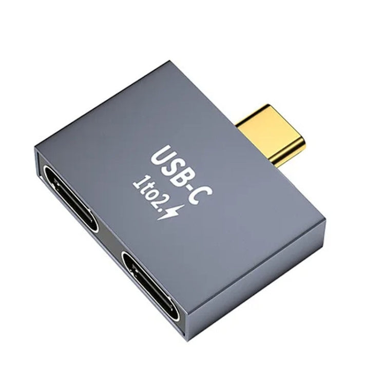Type-C Dockingstation Computer Lade-Datenanschluss Netzteiladapter, 2 x Type-C Buchse zu 2 x Type-C Stecker, 2 x Type-C Buchse zu Type-C Stecker