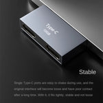Type-C Dockingstation Computer Lade-Datenanschluss Netzteiladapter, 2 x Type-C Buchse zu 2 x Type-C Stecker, 2 x Type-C Buchse zu Type-C Stecker