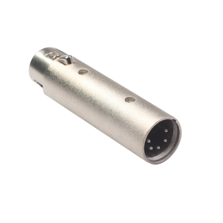 Gehäuse aus Zinklegierung Großer 3-poliger XLR Buchse zu 5-poligem XLR Stecker DMX Signal Lampen XLR Adapter