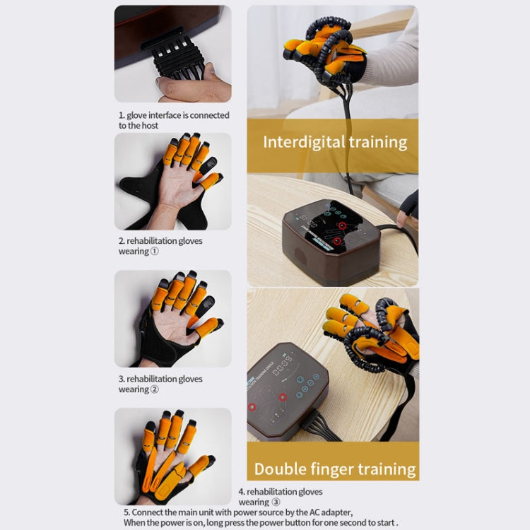 Intelligente robotergestützte Rehabilitationshandschuhausrüstung, mit US-Steckeradapter, S, M, L, XL, XXL