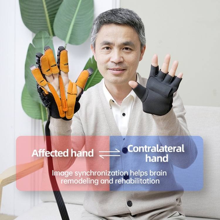 Intelligente robotergestützte Rehabilitationshandschuhausrüstung, mit UK-Steckeradapter, S, M, L, XL, XXL