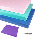 40x50x6cm Balance-Matte Sport Knieschoner Fitness Flache Stützmatte, Tiffany Blau, Millennium Pink, Dunkelblau, Lila