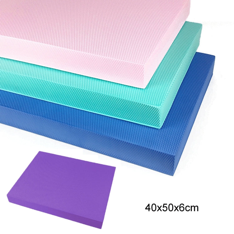 40x50x6cm Balance-Matte Sport Knieschoner Fitness Flache Stützmatte, Tiffany Blau, Millennium Pink, Dunkelblau, Lila