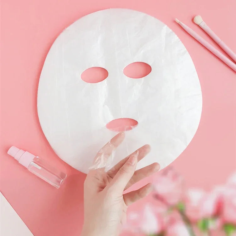 10er-Packung transparente Einweg-Gesichtsmasken aus Kunststoff für Schönheitssalons