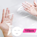 10er-Packung transparente Einweg-Gesichtsmasken aus Kunststoff für Schönheitssalons