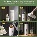300W 500ml Elektrischer Heizwasserbecher Intelligenter Kochwasserkocher Temperaturkontrolle Kessel, SUS304 US-Stecker, SUS316 US-Stecker, SUS304 UK-Stecker, SUS316 UK-Stecker, SUS304 EU-Stecker, SUS316 EU-Stecker