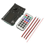 100W 12V TPA3116 Farbdisplay Leistungsverstärker Bluetooth Decoder-Platine mit Anrufaufzeichnung, Silikon-Fernbedienung, Kleine Silikon-Fernbedienung, Kleine Fernbedienung