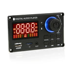 100W 12V TPA3116 Farbdisplay Leistungsverstärker Bluetooth Decoder-Platine mit Anrufaufzeichnung, Silikon-Fernbedienung, Kleine Silikon-Fernbedienung, Kleine Fernbedienung
