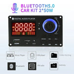 100W 12V TPA3116 Farbdisplay Leistungsverstärker Bluetooth Decoder-Platine mit Anrufaufzeichnung, Silikon-Fernbedienung, Kleine Silikon-Fernbedienung, Kleine Fernbedienung
