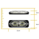 12W Car Side Signal Warning Light 24 LED Strobe Light
