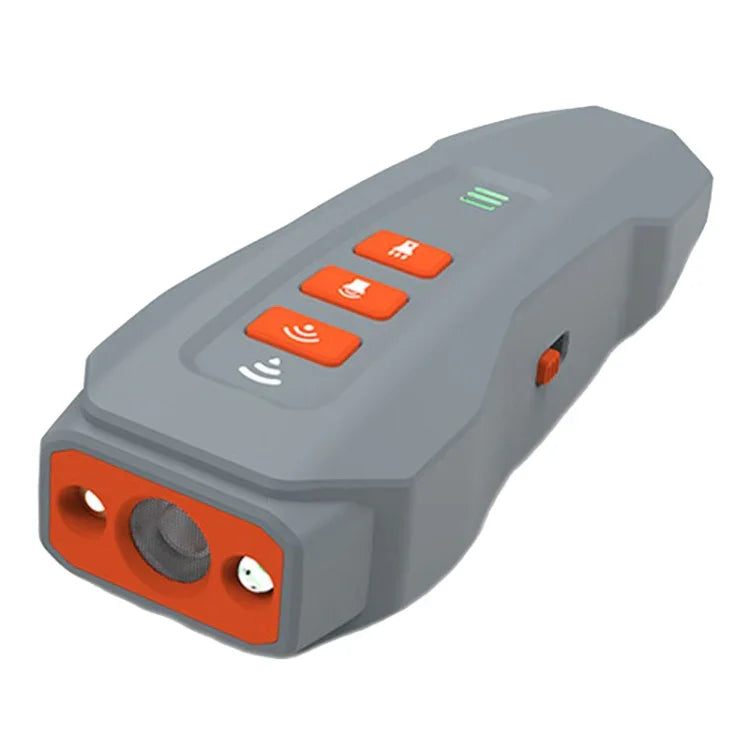 Handliches Ultraschall-Hundebellabwehrgerät mit LED-Blinklicht und Frequenzumwandlung, Schwarz+Orange, Dunkelgrau, Grau+Orange
