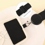 Handy Anti-Verlust Halsband Lanyard abnehmbare Hängerkette, Schwarz, Lila, Beige