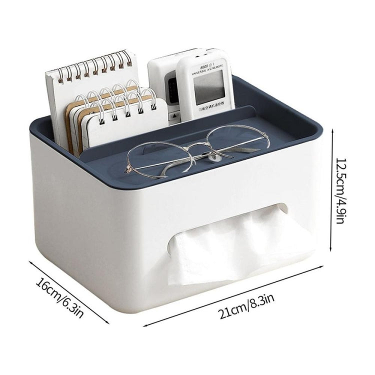 Multifunktionale Tissue-Box Serviettenbehälter Organizer-Box für Fernbedienung