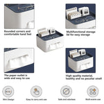 Multifunktionale Tissue-Box Serviettenbehälter Organizer-Box für Fernbedienung