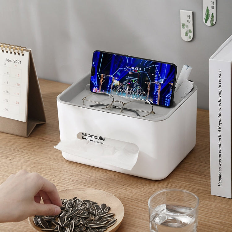 Multifunktionale Tissue-Box Serviettenbehälter Organizer-Box für Fernbedienung