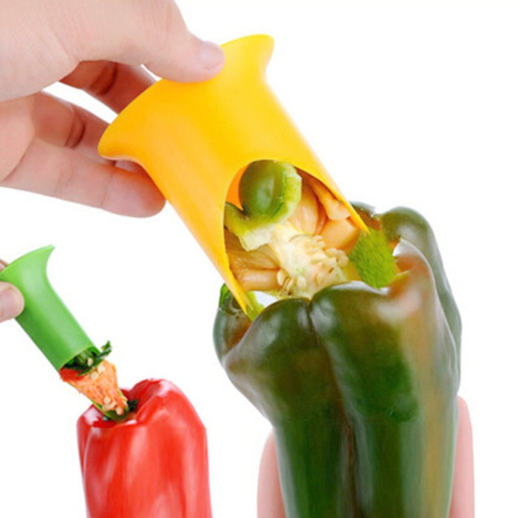 2 in 1 Chili-Pfeffer-Samen-Entferner Küchen Obst- und Gemüseschäler