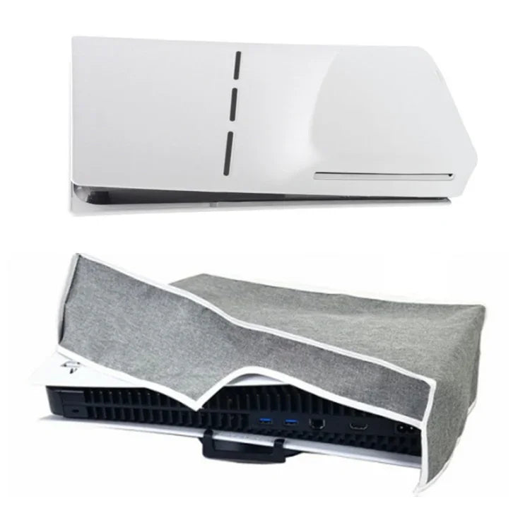 Schutzhülle für PS5 Slim Disc &amp; Digital Host, vertikal grau, vertikal schwarz, horizontal grau, horizontal schwarz