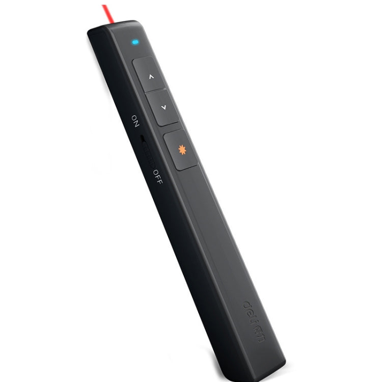 Deli 2.4GHz Page Turner USB-Clicker mit rotem Licht für PPT, 2802 (Schwarz), 2802 (Weiß)