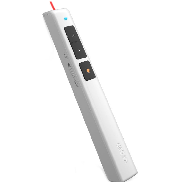 Deli 2.4GHz Page Turner USB-Clicker mit rotem Licht für PPT, 2802 (Schwarz), 2802 (Weiß)