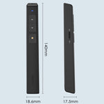 Deli 2.4GHz Page Turner USB-Clicker mit rotem Licht für PPT, 2802 (Schwarz), 2802 (Weiß)