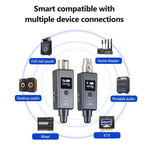 MTU-002 Mikrofon Drahtloses System UHF DSP Sender & Empfänger Mikrofon/Line Zwei Modi