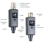 MTU-002 Mikrofon Drahtloses System UHF DSP Sender & Empfänger Mikrofon/Line Zwei Modi