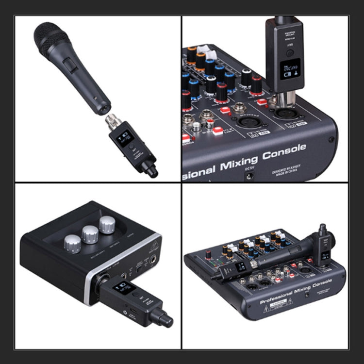 MTU-002 Mikrofon Drahtloses System UHF DSP Sender & Empfänger Mikrofon/Line Zwei Modi